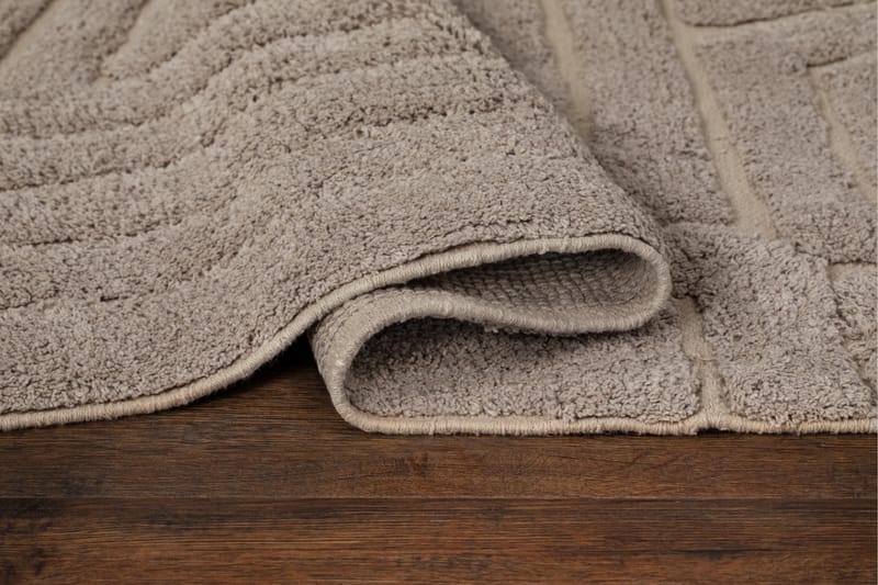 Marocko Bomullsmatta 160x230 cm - Linne - Textilier & mattor - Mattor - Modern matta - Bomullsmattor