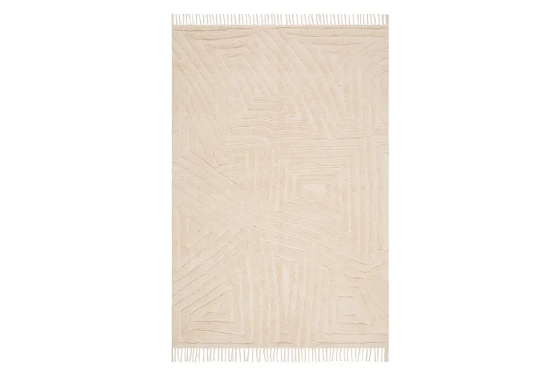 Marocko Bomullsmatta 200x300 cm, Creme