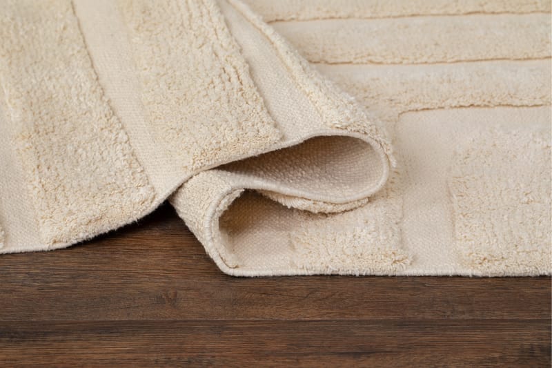 Marocko Bomullsmatta 240x340 cm - Creme - Textilier & mattor - Mattor - Modern matta - Bomullsmattor