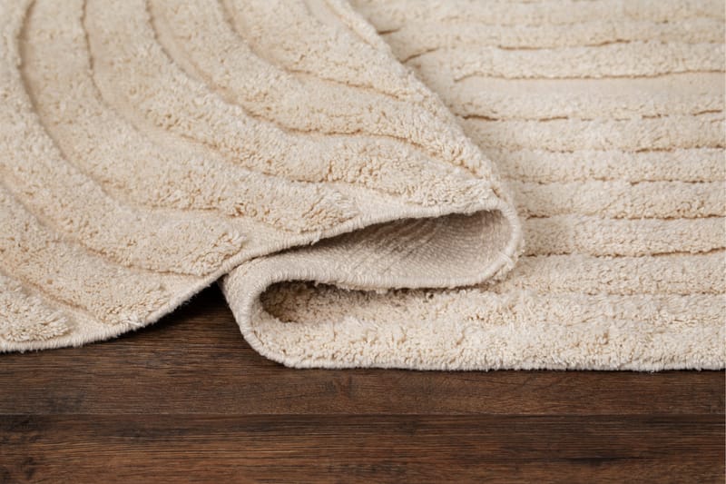 Marocko Bomullsmatta 240x340 cm - Creme - Textilier & mattor - Mattor - Modern matta - Bomullsmattor