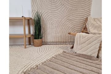 Marocko Bomullsmatta 240x340 cm - Linne - Textilier & mattor - Mattor - Modern matta - Bomullsmattor