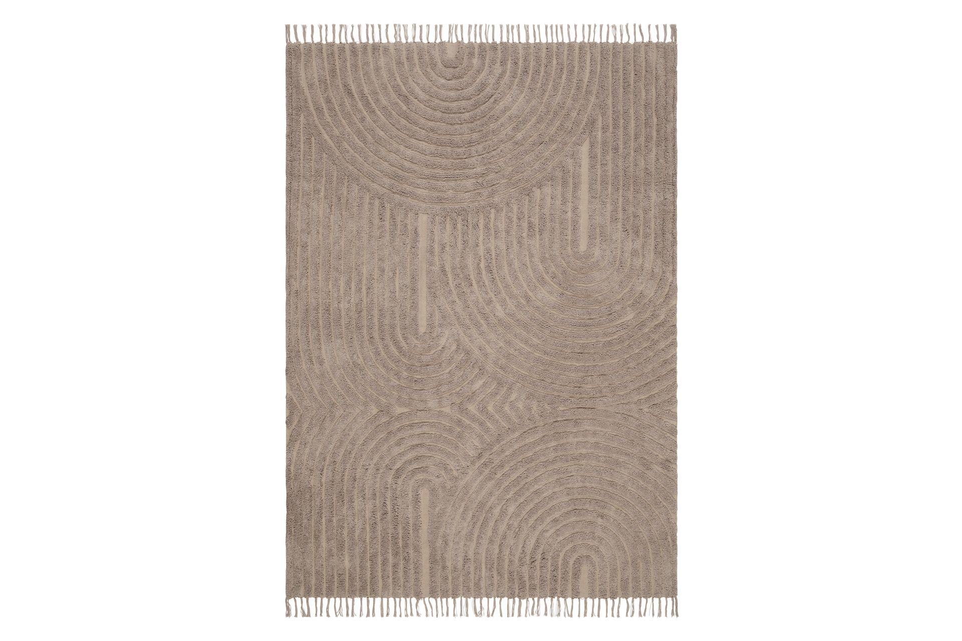 Marocko Bomullsmatta 240x340 cm - Linne - Textilier & mattor - Mattor - Modern matta - Bomullsmattor