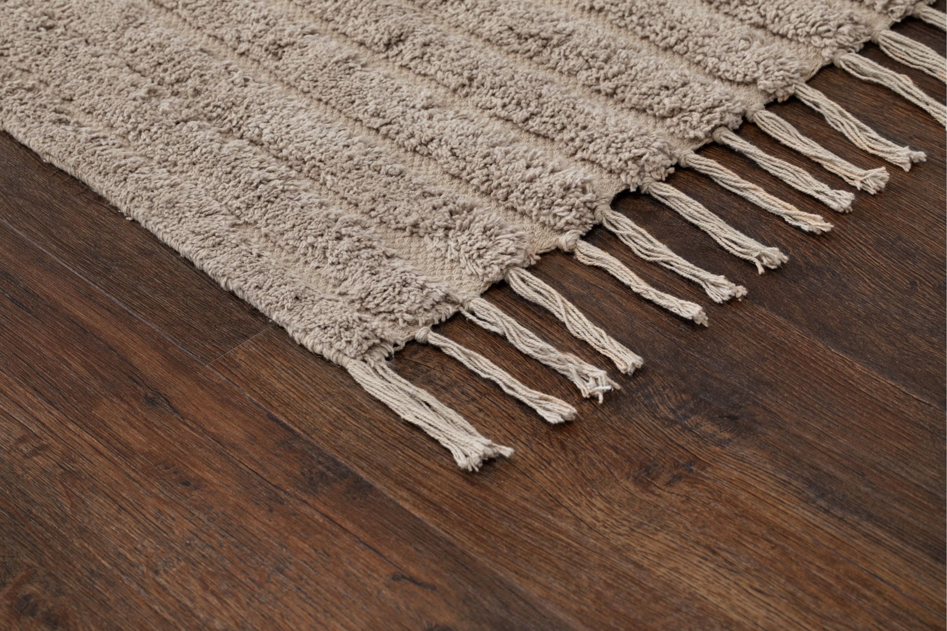 Marocko Bomullsmatta 240x340 cm - Linne - Textilier & mattor - Mattor - Modern matta - Bomullsmattor