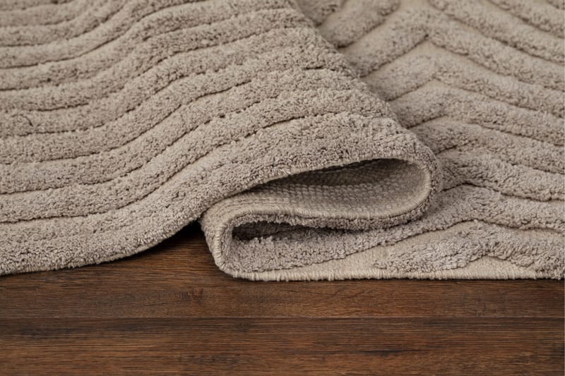 Marocko Bomullsmatta 240x340 cm - Linne - Textilier & mattor - Mattor - Modern matta - Bomullsmattor