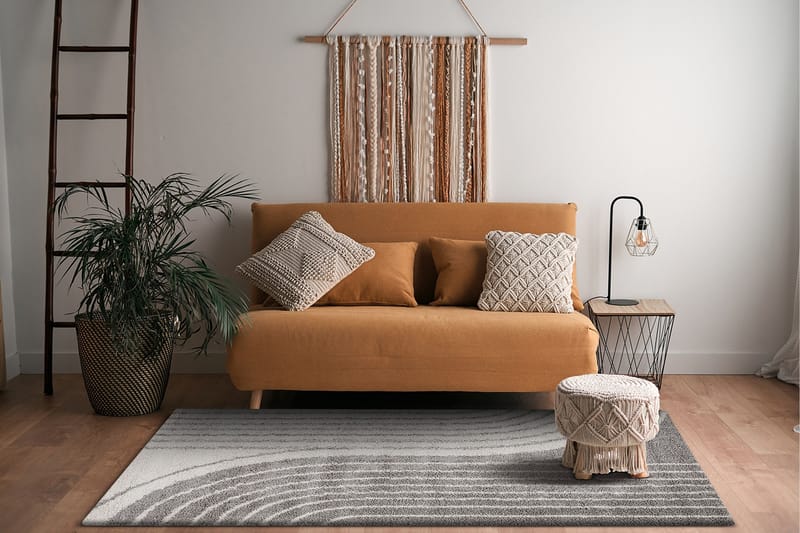 Portland Ryamatta 140x200 cm - Grå - Textilier & mattor - Mattor - Modern matta - Ryamattor