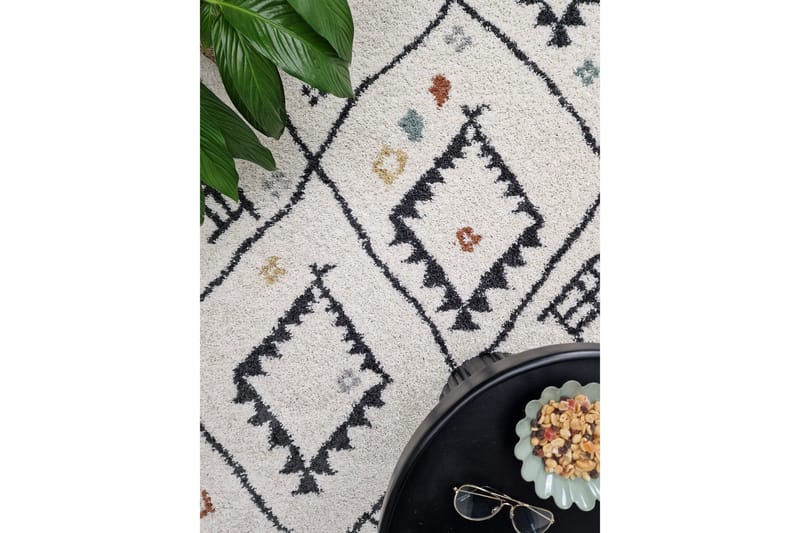 Portland Ryamatta 140x200 cm - Vit - Textilier & mattor - Mattor - Modern matta - Ryamattor