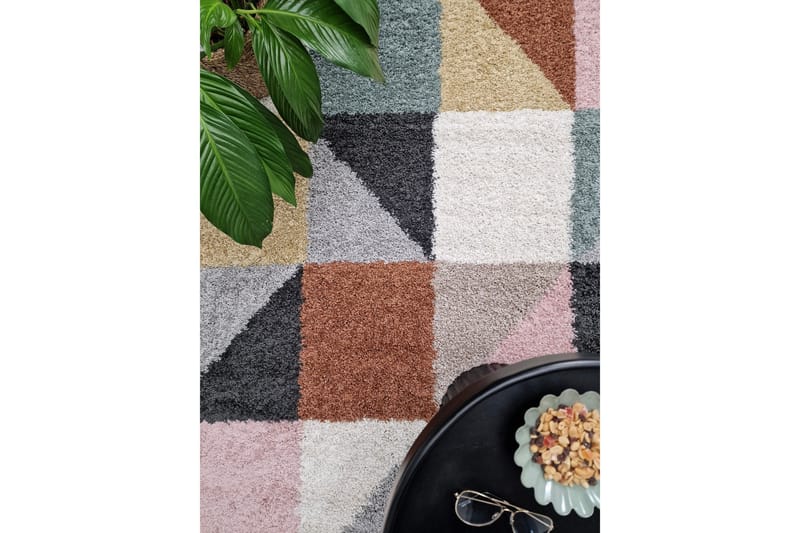 Portland Ryamatta 160x230 cm - Flerfärgad - Textilier & mattor - Mattor - Modern matta - Ryamattor