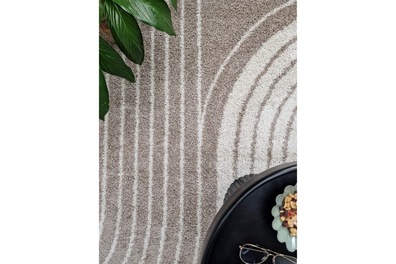 Portland Ryamatta 160x230 cm - Linne - Textilier & mattor - Mattor - Modern matta - Ryamattor