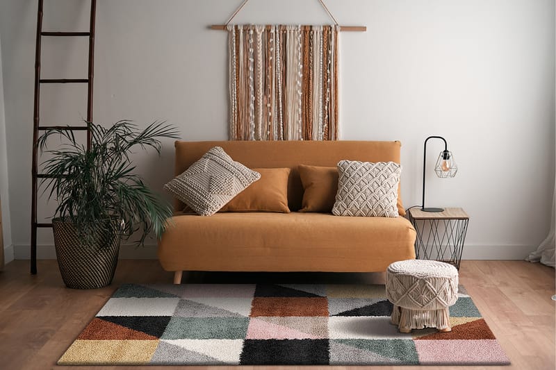 Portland Ryamatta 200x290 cm - Flerfärgad - Textilier & mattor - Mattor - Modern matta - Ryamattor
