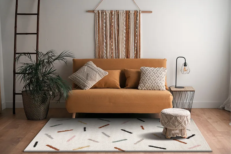 Portland Ryamatta 200x290 cm - Vit - Textilier & mattor - Mattor - Modern matta - Ryamattor