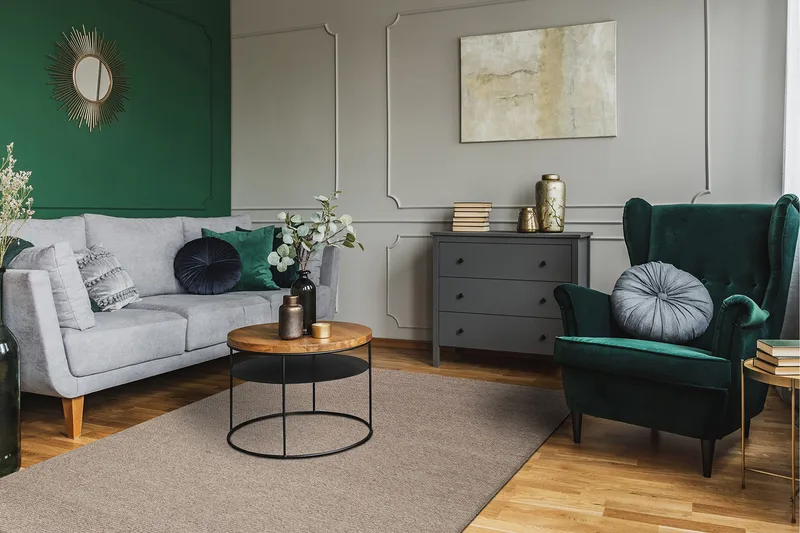 Skagen Ullmatta 200x300 cm - Linne - Textilier & mattor - Mattor - Modern matta - Ullmattor