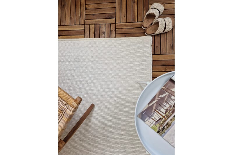 Holma Wiltonmatta 160x230 cm Rektangulär - Vit - Textilier & mattor - Mattor - Modern matta - Friezemattor