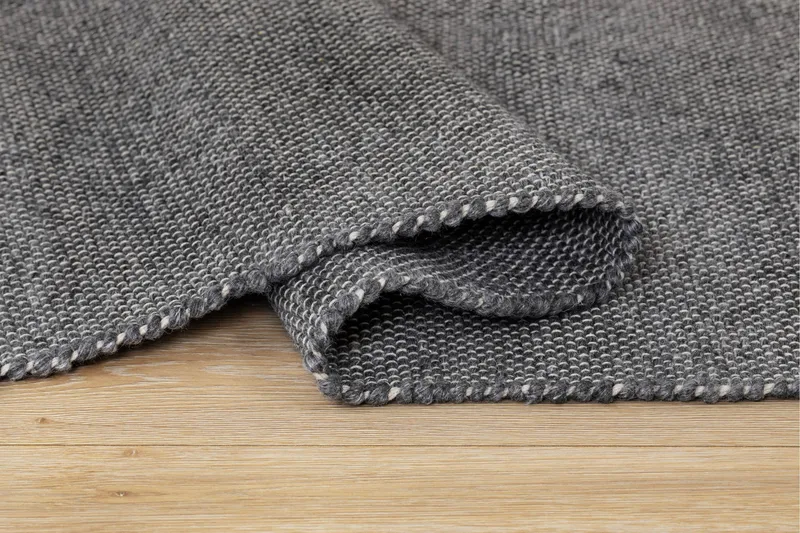 Holma Wiltonmatta 200x200 cm Kvadratisk - Grafit - Textilier & mattor - Mattor - Modern matta - Friezemattor