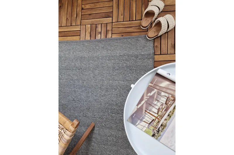 Holma Wiltonmatta 240x240 cm Kvadratisk - Grafit - Textilier & mattor - Mattor - Modern matta - Friezemattor