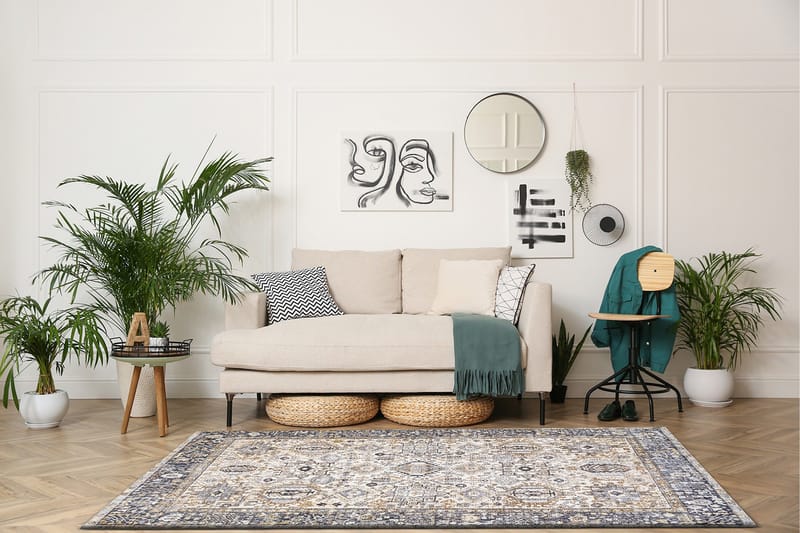 Tarfaya Friezematta 160x230 cm - Creme - Textilier & mattor - Mattor - Modern matta - Friezemattor