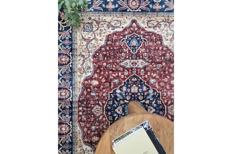 Tarfaya Friezematta 160x230 cm - Röd - Textilier & mattor - Mattor - Modern matta - Friezemattor