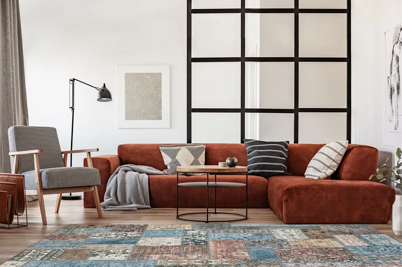 Tarfaya Friezematta 240x340 cm - Flerfärgad - Textilier & mattor - Mattor - Modern matta - Friezemattor