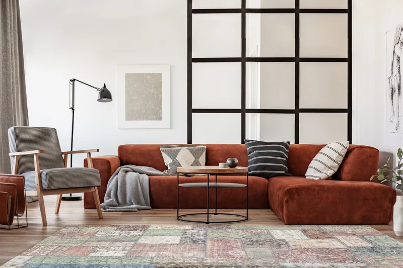 Tarfaya Friezematta 240x340 cm - Grön - Textilier & mattor - Mattor - Modern matta - Friezemattor