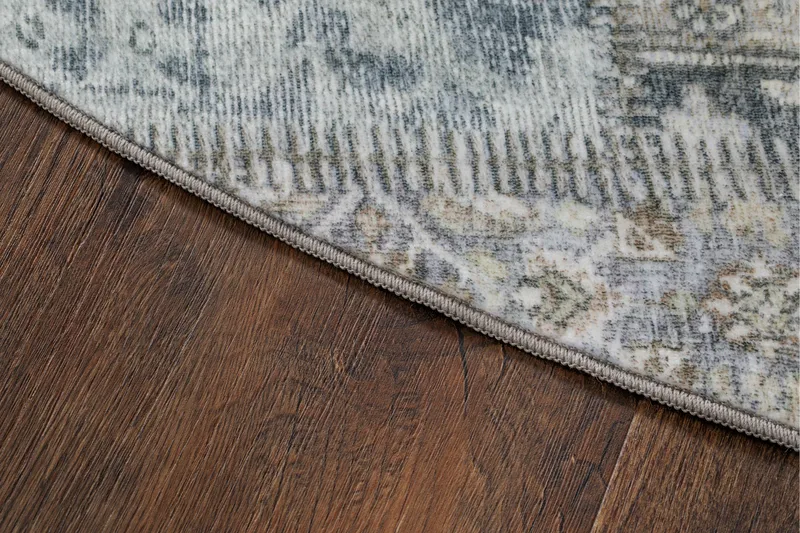 Tarfaya Friezematta Rund 200 cm - Natur - Textilier & mattor - Mattor - Modern matta - Wiltonmattor