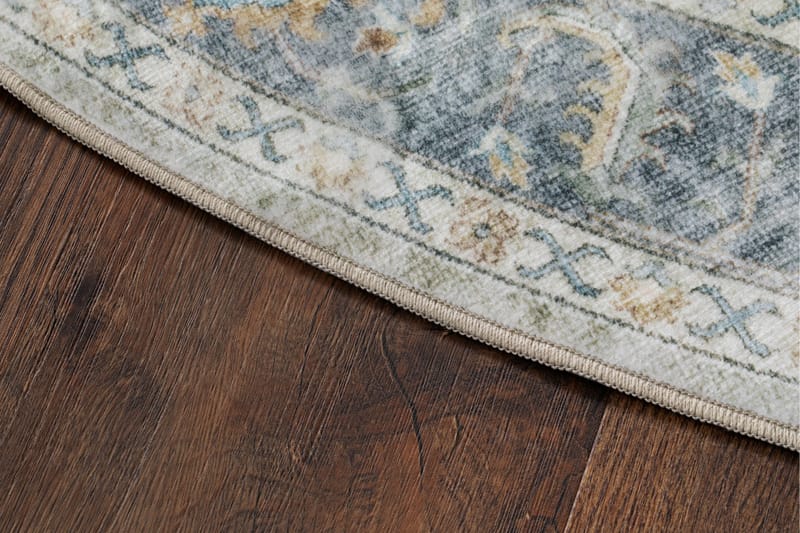 Tarfaya Friezematta Rund 240 cm - Creme - Textilier & mattor - Mattor - Modern matta - Wiltonmattor