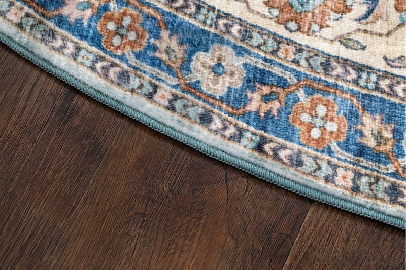 Tarfaya Friezematta Rund 240 cm - Flerfärgad - Textilier & mattor - Mattor - Modern matta - Wiltonmattor