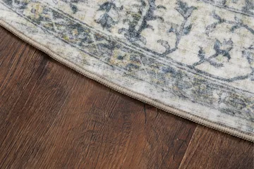 Tarfaya Friezematta Rund 240 cm - Natur - Textilier & mattor - Mattor - Modern matta - Wiltonmattor