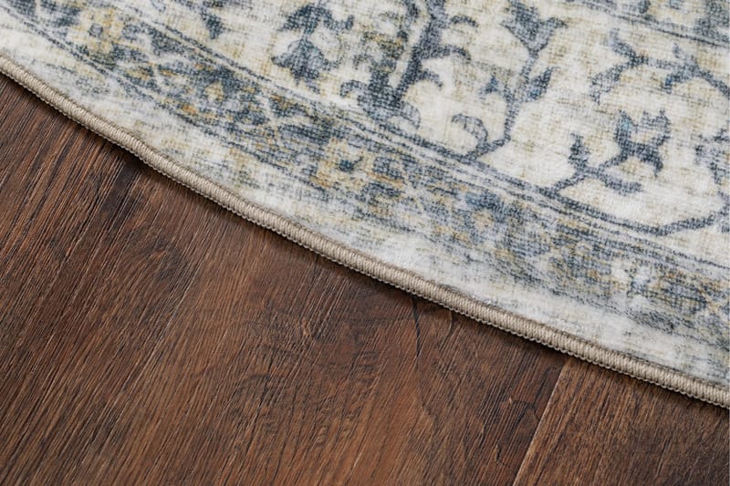 Tarfaya Friezematta Rund 240 cm - Natur - Textilier & mattor - Mattor - Modern matta - Wiltonmattor