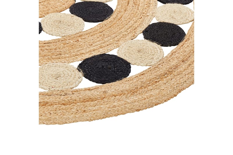 Hovit Jutematta 140 cm Rund - Beige - Textilier & mattor - Mattor - Modern matta - Jutemattor & sisalmattor