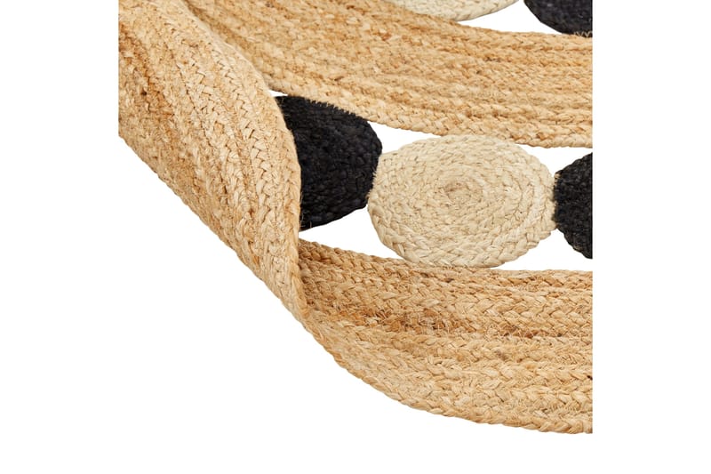 Hovit Jutematta 140 cm Rund - Beige - Textilier & mattor - Mattor - Modern matta - Jutemattor & sisalmattor