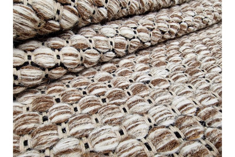 Torekov Ullmatta Rund 240 cm - Nougat - Textilier & mattor - Mattor - Modern matta - Ullmattor