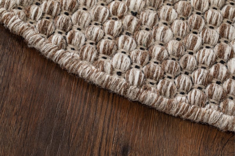 Torekov Ullmatta Rund 300 cm - Nougat - Textilier & mattor - Mattor - Modern matta - Ullmattor