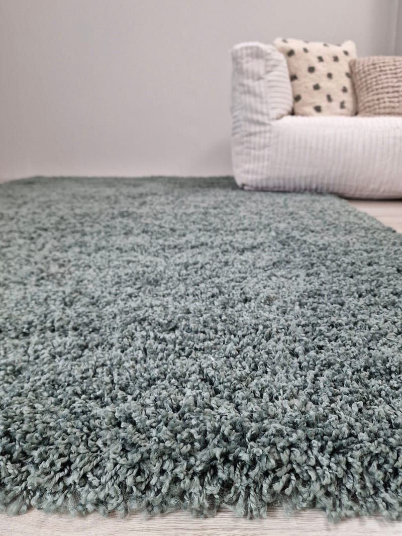 Lounge Gångmatta 80x250 cm Rektangulär - Grön - Textilier & mattor - Mattor - Modern matta - Ryamattor