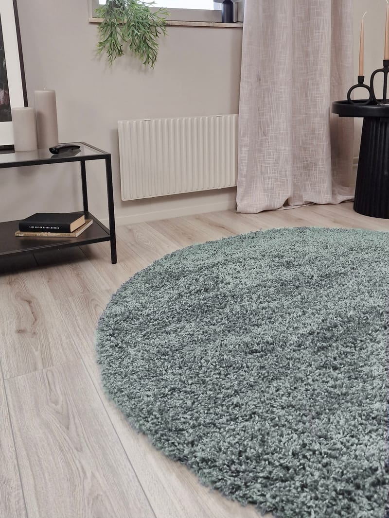 Lounge Ryamatta 200 cm Rund - Textilier & mattor - Mattor - Modern matta - Ryamattor