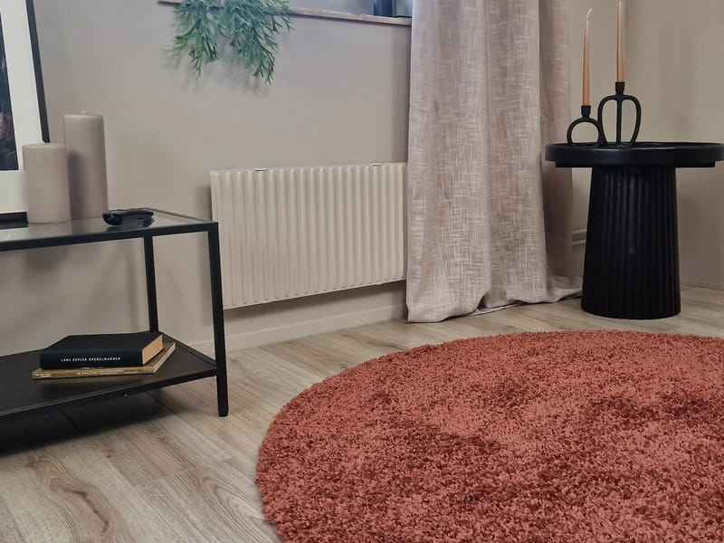 Lounge Ryamatta 240 cm Rund - Textilier & mattor - Mattor - Modern matta - Ryamattor