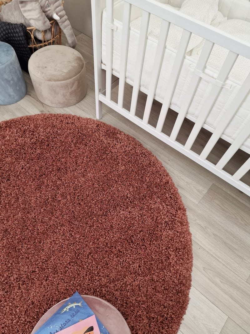 Lounge Ryamatta 240 cm Rund - Textilier & mattor - Mattor - Modern matta - Ryamattor