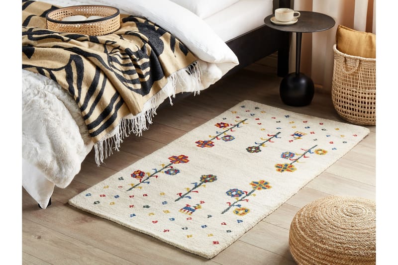 Husunlu Ryamatta 80x150 cm Beige - Textilier & mattor - Mattor - Modern matta - Ryamattor