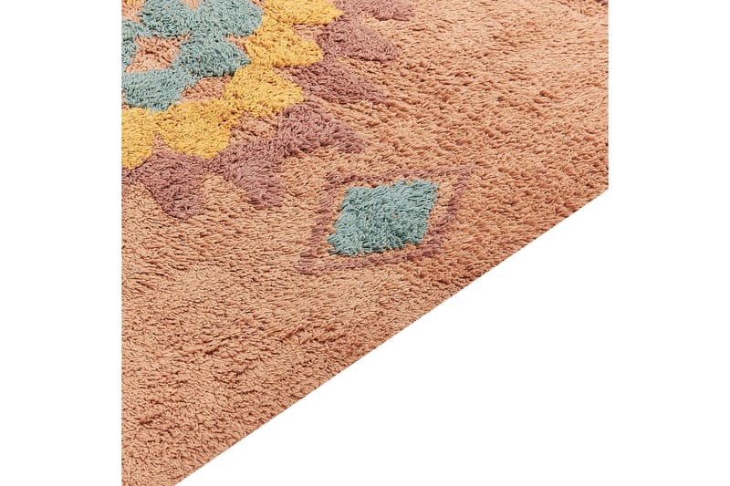 Igdir Bomullsmatta 80x150 cm - Orange - Textilier & mattor - Mattor - Modern matta - Bomullsmattor