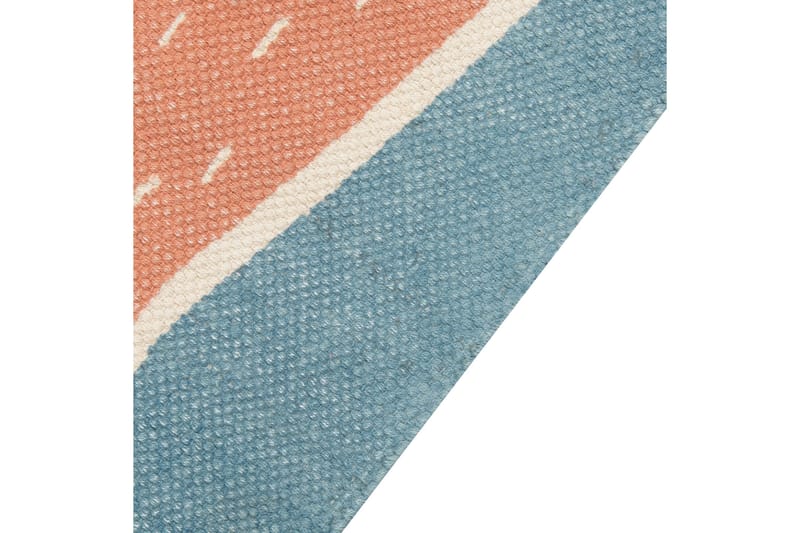 Isak Bomullsmatta 80x150 cm - Blå - Textilier & mattor - Mattor - Modern matta - Bomullsmattor