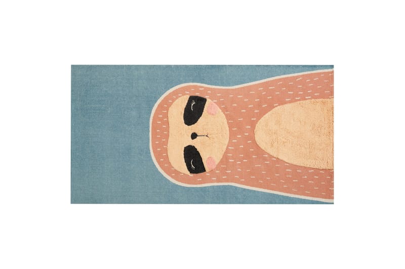 Isak Bomullsmatta 80x150 cm, Blå