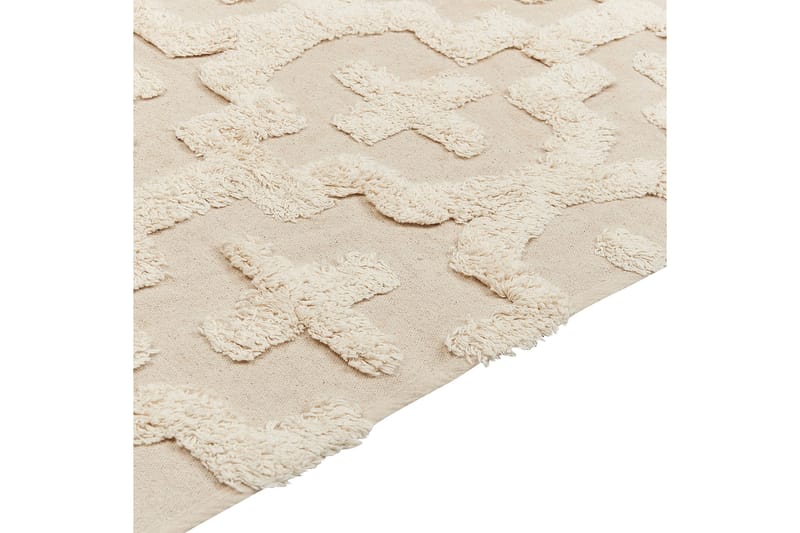 Itangar Bomullsmatta 160x230 cm - Beige - Textilier & mattor - Mattor - Modern matta - Bomullsmattor