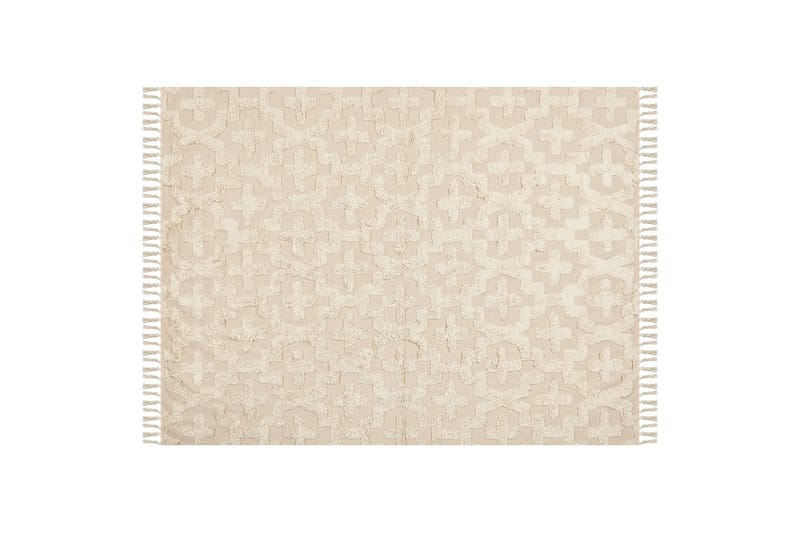 Itangar Bomullsmatta 160x230 cm Beige - Bomullsmattor