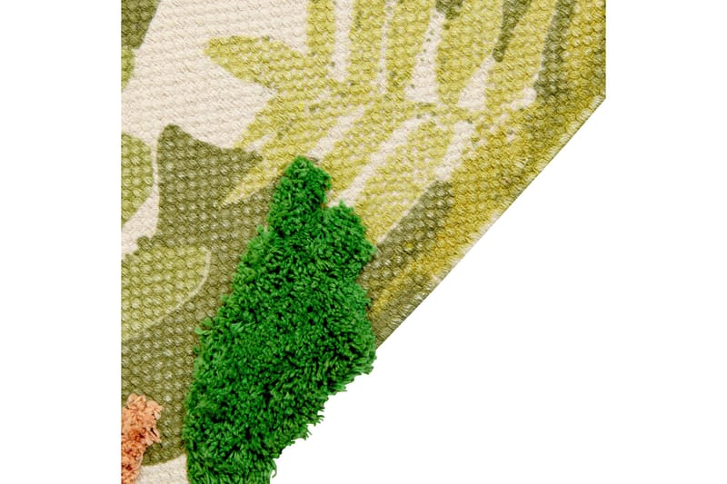Janhto Bomullsmatta 80x150 cm - Grön - Textilier & mattor - Mattor - Modern matta - Bomullsmattor