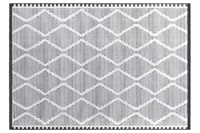 Joanna Wiltonmatta 78x300 Rektangulär Svart/Vit