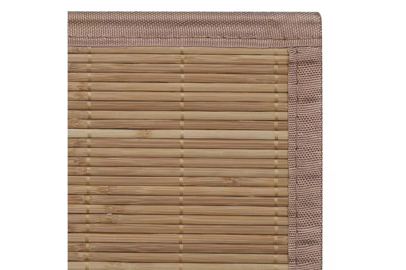 Bambumatta 100x160 cm brun - Brun - Jutemattor & sisalmattor