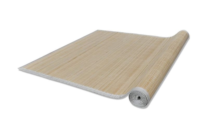 Bambumatta 100x160 cm naturlig - Brun - Jutemattor & sisalmattor