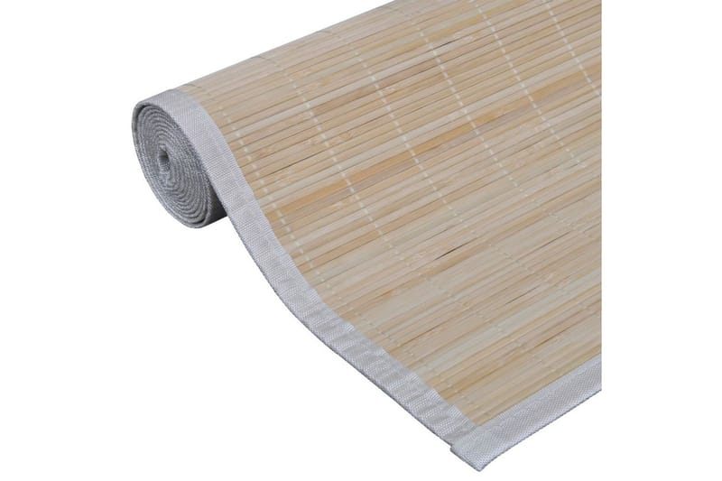 Bambumatta 100x160 cm naturlig - Brun - Jutemattor & sisalmattor