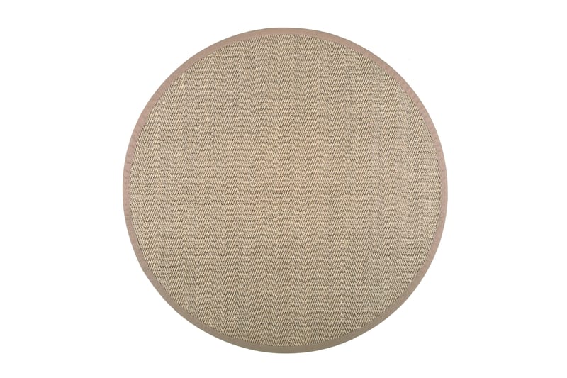 BARRAKUDA Matta Rund 133 cm Natur/Beige - Vm Carpet - Jutemattor & sisalmattor