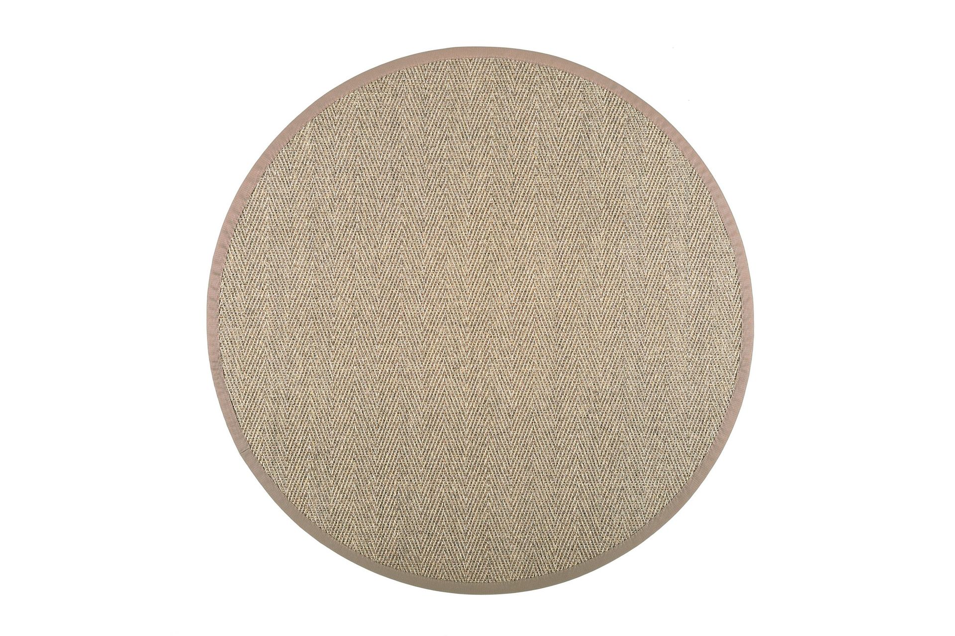 Barrakuda Matta Rund 133 cm Natur/Beige - Vm Carpet