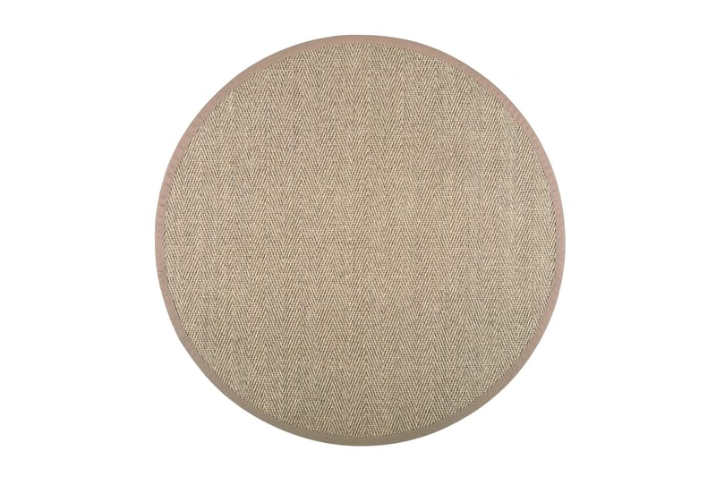 Barrakuda Matta Rund 200 cm Natur/Beige, Vm Carpet