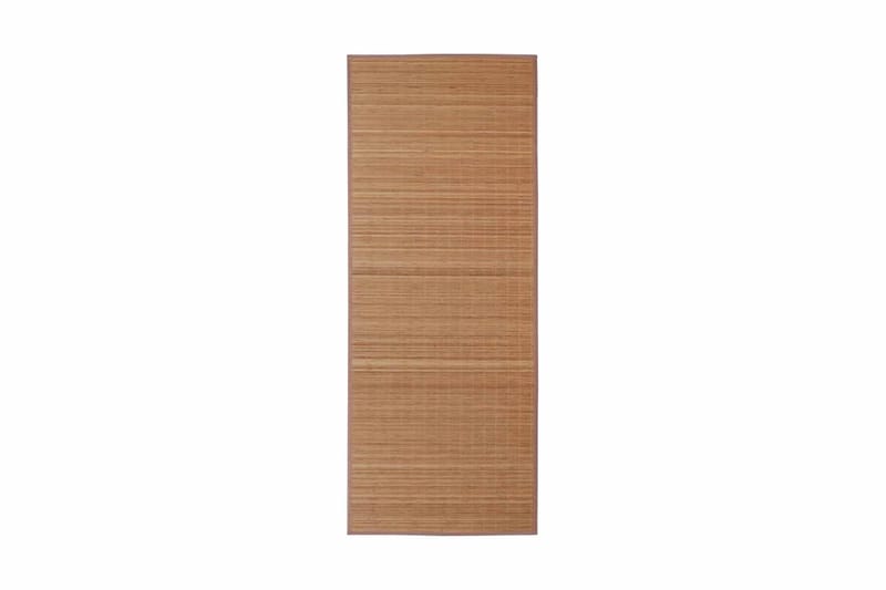 Fyrkantig Brun Bambumatta 150x200 cm - Brun - Små mattor - Jutemattor & sisalmattor